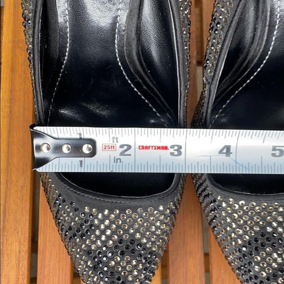 Report Signature Blk Studded Cheetah Pumps Size 8 - Picture 7 of 12